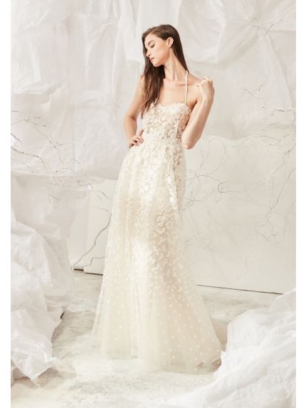 Floral Lace Wedding Dress