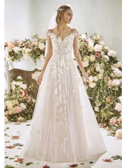 Floral Lace Wedding Dress